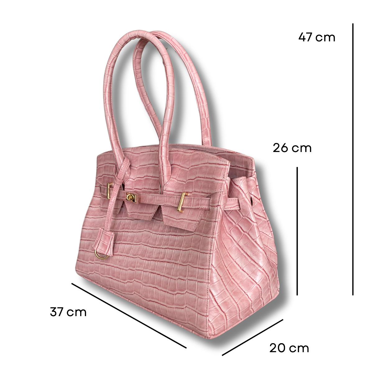 Bolsa Jane Croco Ruber UW103