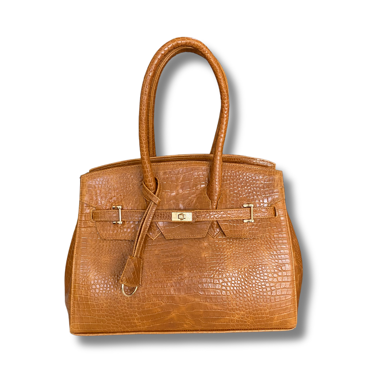 Bolsa Jane Croco Camel UW115
