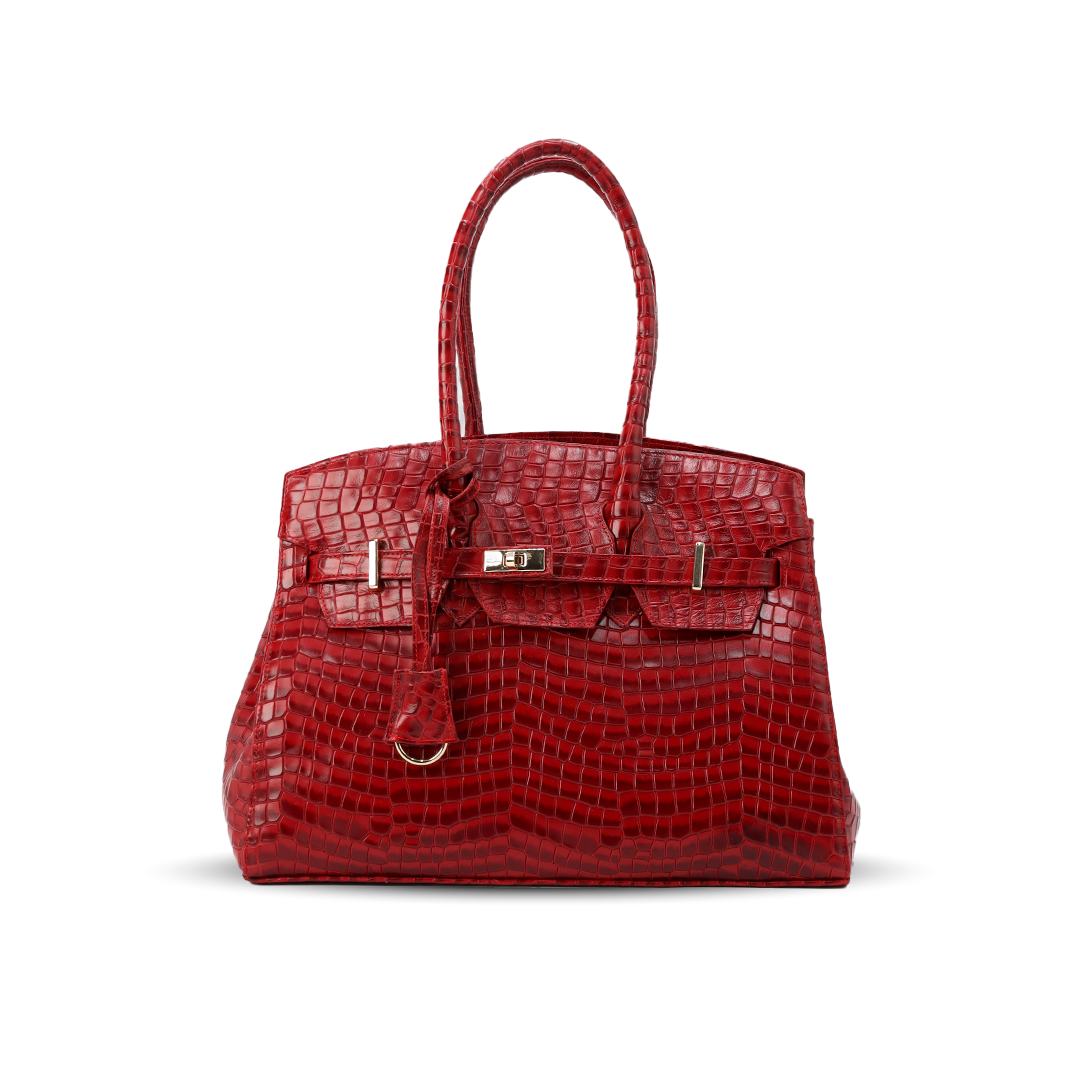 Bolsa Jane Croco Rojo UW102