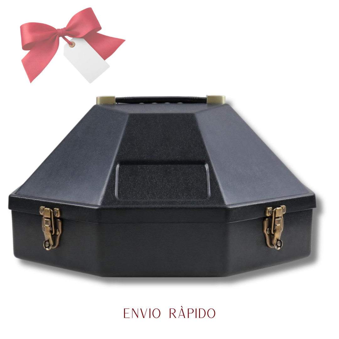 Estuche rigido para sombrero negro UW604