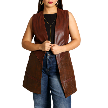 Chaleco Country Piel de res UW301