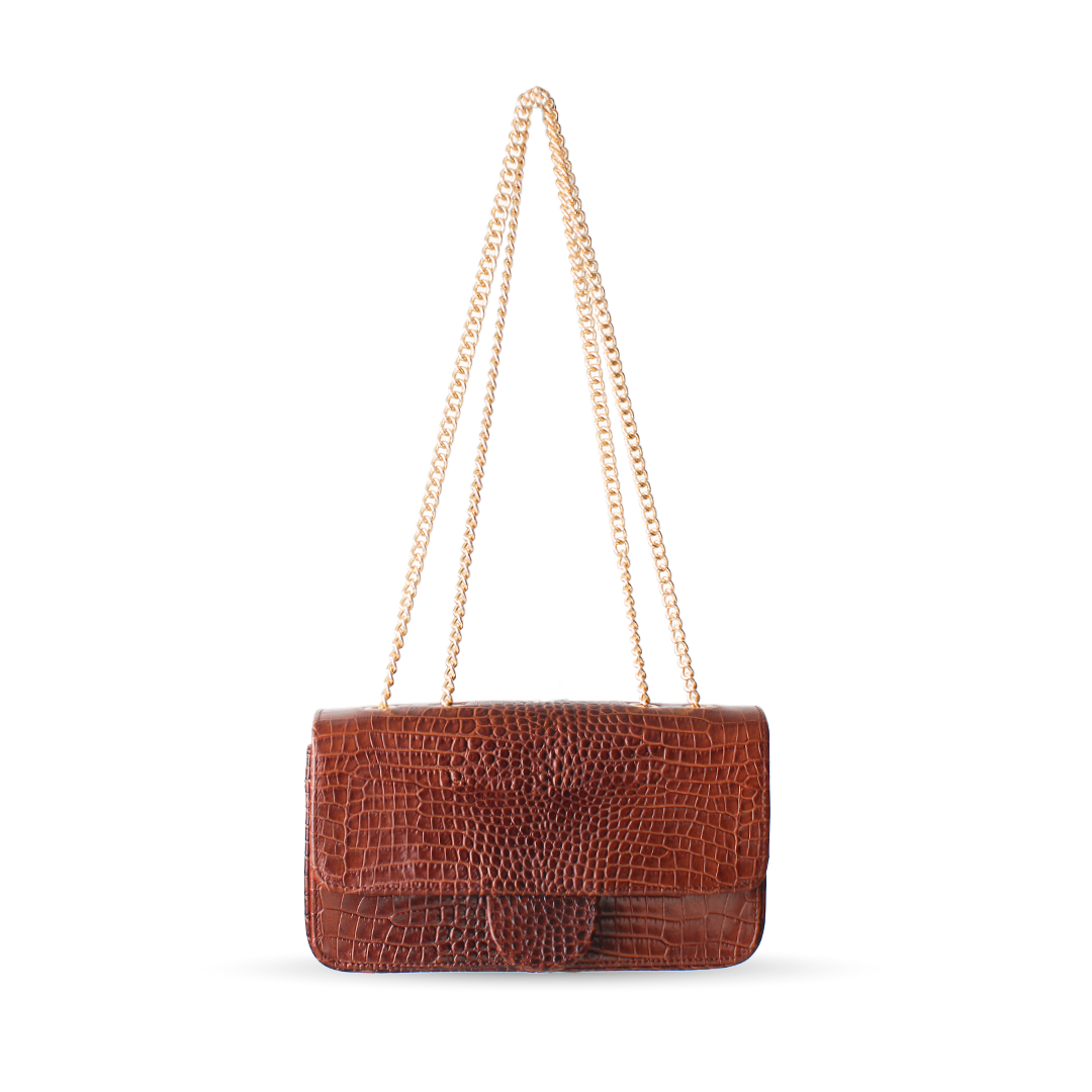 Bolsa Sedona Croco Tabaco UW112