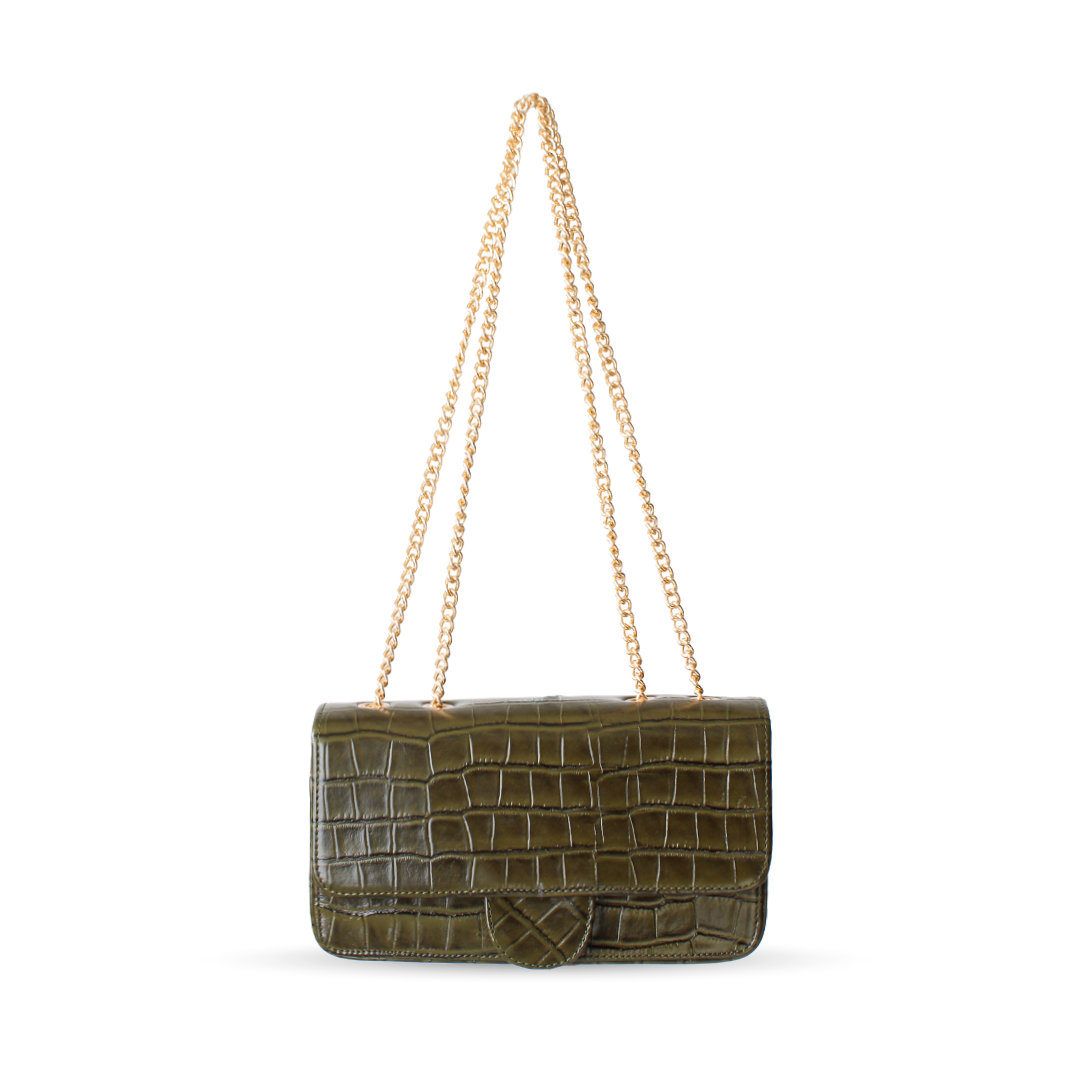 Bolsa Sedona Croco Verde UW114
