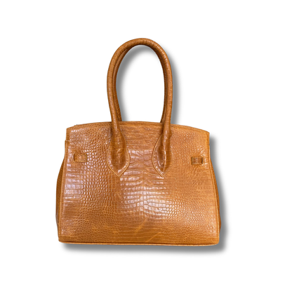 Bolsa Jane Croco Camel UW115