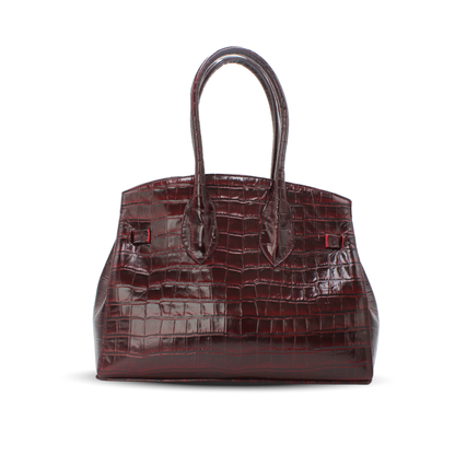 Bolsa Jane Croco Borgoña UW110
