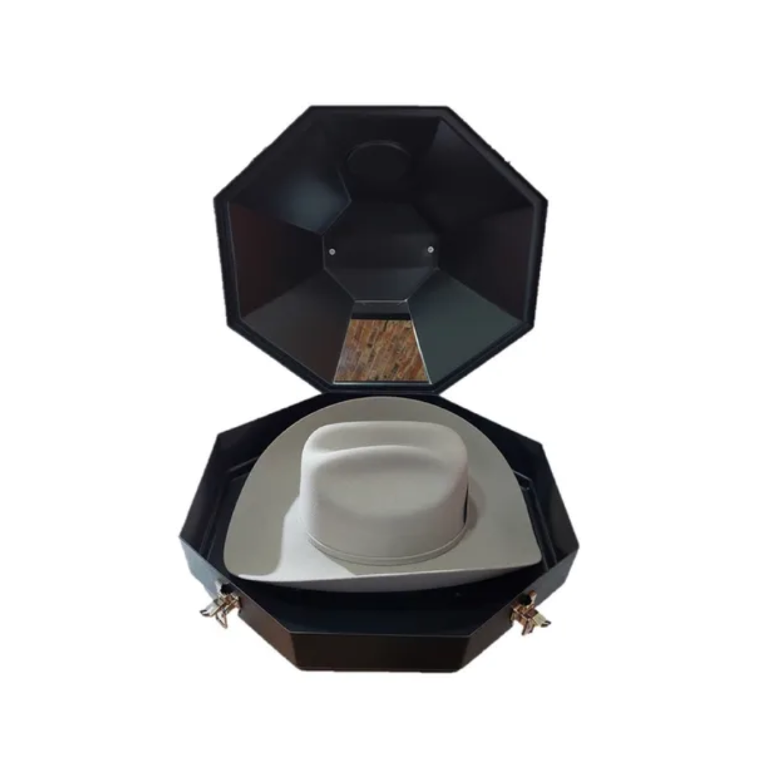 Estuche rigido para sombrero negro UW604