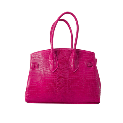 Bolsa Jane Croco Fucsia UW104