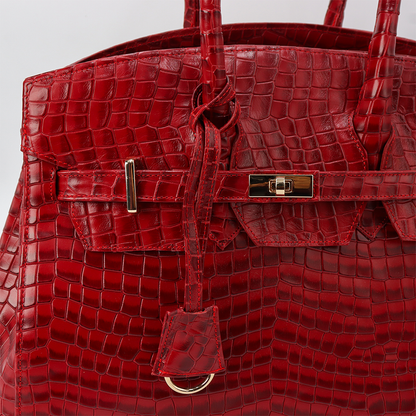 Bolsa Jane Croco Rojo UW102