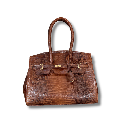 Bolsa Jane Croco Verde UW117