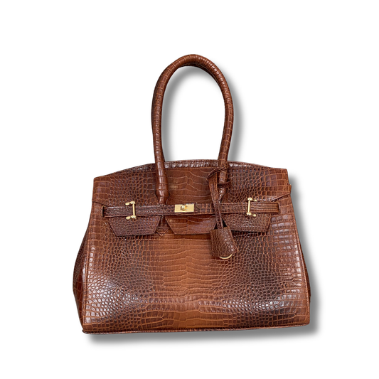 Bolsa Jane Croco Verde UW117