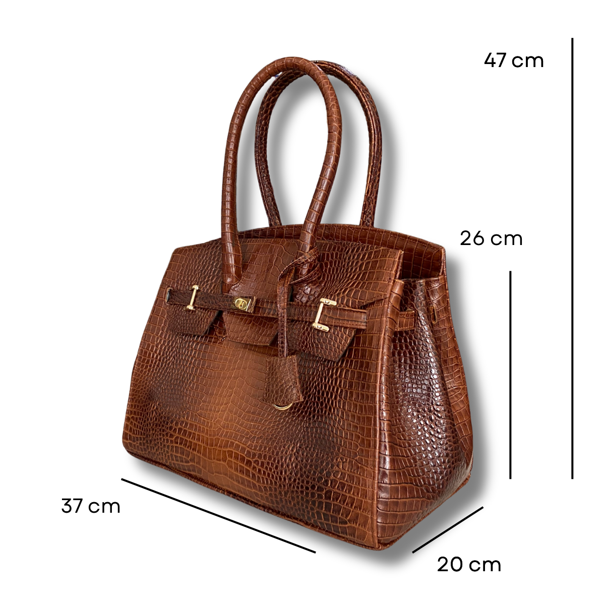 Bolsa Jane Croco Verde UW117