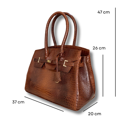 Bolsa Jane Croco Verde UW117
