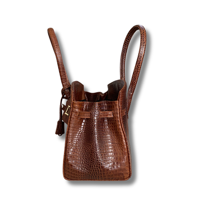 Bolsa Jane Croco Verde UW117