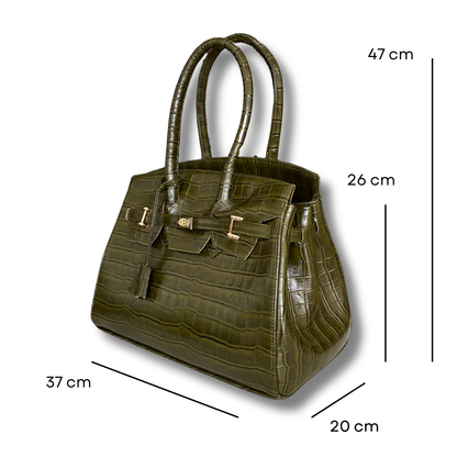 Bolsa Jane Croco Verde UW116